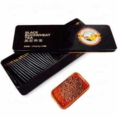 China Tea Rectangle Tea Tin Box Metal Tin Cans For Tea for sale