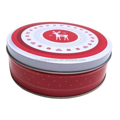 China Recyclable Custom Round Tin Boxes For Sweets Round Candy Tins for sale