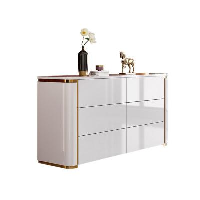 China High-gloss post-modern simple white modern sideboard cabinet storage cabinet high gloss sideboard for sale