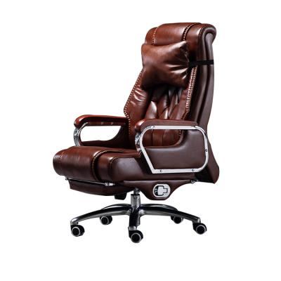 China Modern Adjustable Office Chair Factory Price Swivel Office Leather Extended Leather Chair for sale