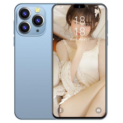 China Hot sale original 2023 stereo speaker i 14 pro android max 12 sim card 10 dual core 5g smart phone dual phone with various people for sale