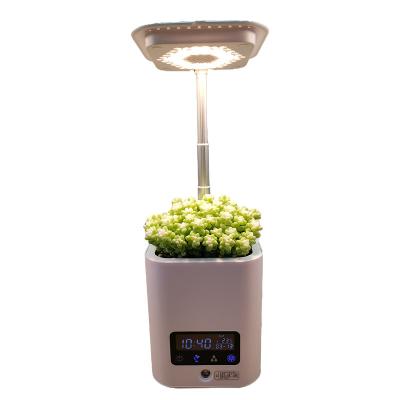 China Good Product Modern Smart Garden Desk Lamp Small Plant Flowerpot Desk With Humidifier BT Music Speaker for sale