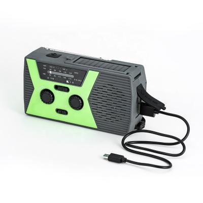 China Hot Selling PORTABLE am fm rechargable radio with Solar Panel Emergency Flashlight Noaa AM Fm Weather Hand Crank Led Portable Radio for sale