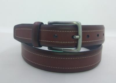 China Two Tone Comfortable Vintage Leather Belt 100 - 120 CM Length Long Life Span for sale