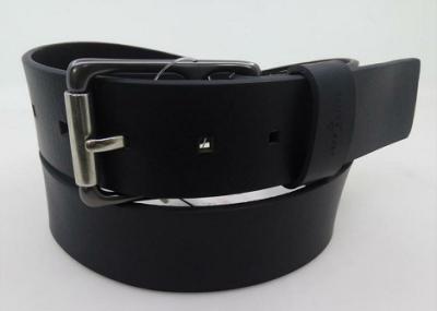 China Genuine Buffalo Custom Leather Belts , Mens Casual Black Belt Long Lifespan for sale