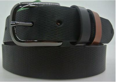 China Two Loops Mens Dress Belts 100 - 125 Centimeter Length With Prong Buckle for sale