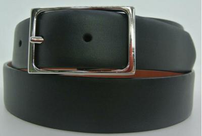 China Fashion Mens Dress Belts Prong Zinc Buckle Nickel Free Polish Color for sale