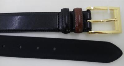 China Casual Coated Leather Belt Contrast Colour Keeper For Daily Decorations for sale