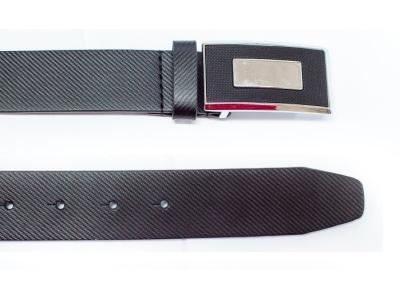 China Black PU Leather belt Plate Buckle Leather belt texture Leather Belt for sale