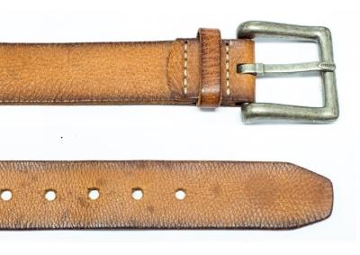 China Casual Comfortable Vintage Leather Belt 100 - 120 CM Length Long Life Span for sale