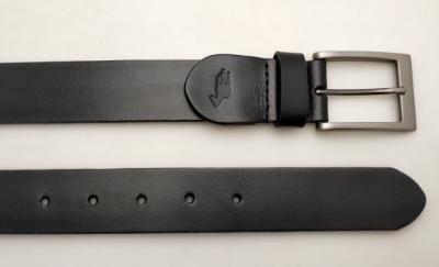 China Adjustable Buckle Genuine Leather Belt Brown Black Color 85-120CM Length for sale