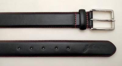 Chine ceinture en cuir du noir 100 fendus de boucle de fourche de 32mm, la plupart de ceinture en cuir durable à vendre