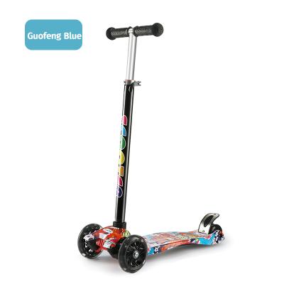 China 2021 new wheel design three wheel flashing hot selling scooter for child push kick kids scooter kids scooter for sale