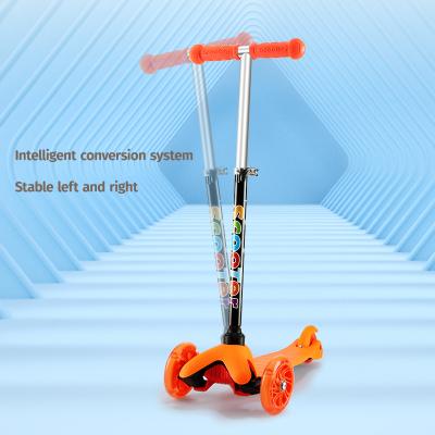 China best quality kids flashing cooltoy scooter PU wheel kid electric scooter mini kick wheel for sale for sale