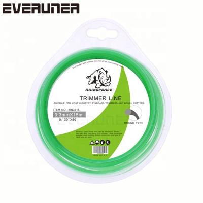 China 2-Stroke 3.0mm/.120X15m Nylon Monofilament Grass Trimmer Line for sale