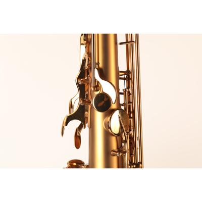 China Cheapest brass tenor saxophone tenor saxophone brass band H68 tenor types for professional player for sale