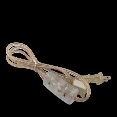 China Power Station Us Standard Polarity Two Plug Plus Polarity Female Base Extension Wire Power Cord Plug Heat Resistant Electric Wire for sale