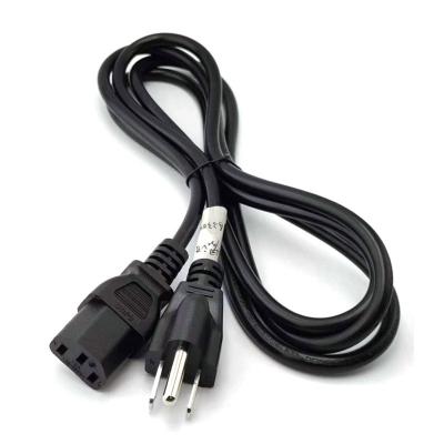 China Power Station American Standard Three Plug Power Cord With A Tail End America Standard Usa Ac 3 Pin With Plug-In for sale