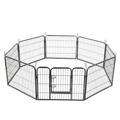 China Large Sustainable Portable Retractable Temporary Puppy Dog Runs Park Exercise Fence for sale