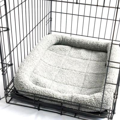 China Sustainable Comfy Pet Bed Mats Sleep Dog Cat Puppy Shear Soft Covering Dog Beds Mat For Pet Cat Small Dog for sale