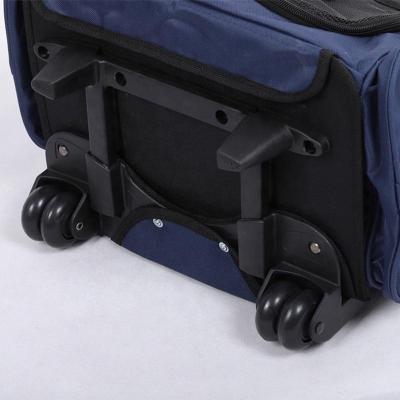 China Factory Supply Viable Portable Cheap Luxury Wheeled Travel Dog Carrier Bag for sale