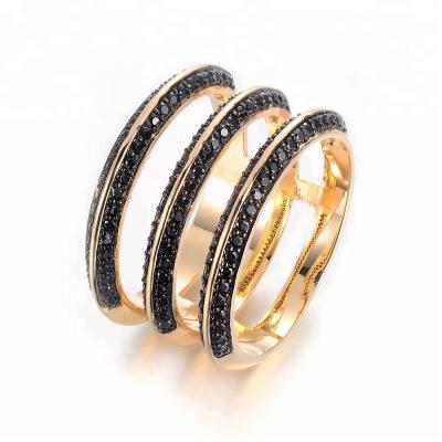 China Brass For Stone Gold Ring Designs Gold Ring Mens Ring Black Dubai Design Latest For Women Factory Custom Price for sale