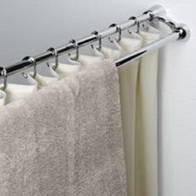 Chine Metal Stainless Steel Double Bath Extendable Curtain Rod à vendre