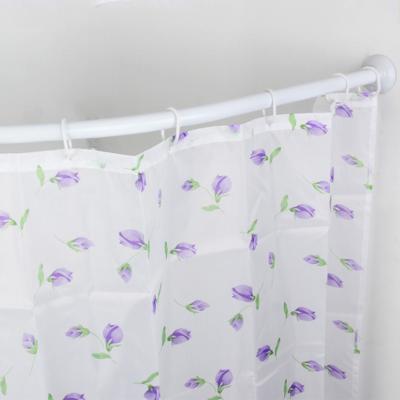 China Sustainable C Aluminum PVC Coated Shower Curtain Rod for sale