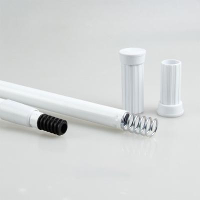 China Rust-Resistant Adjustable Retractable Support Iron 70-120cm PVC Coated Shower Rod for sale