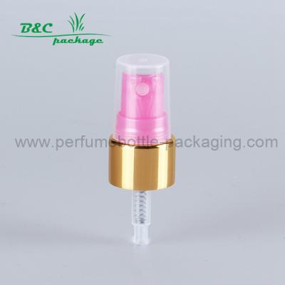 China 20/410 Shiny Gold Mist Perfume Sprayer 0.16CC For Cosmetic Daily for sale