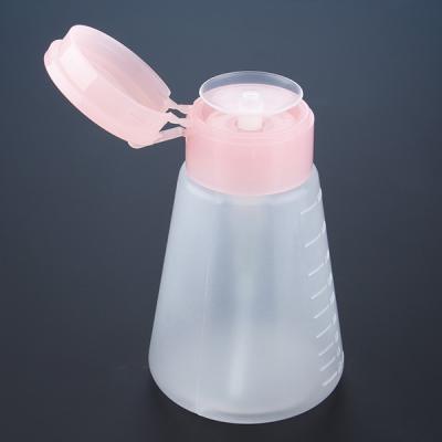 China Pyramid / Cylinder Perfume Bottle Packaging , Nail Polish Pump And Bottle 33/410 for sale