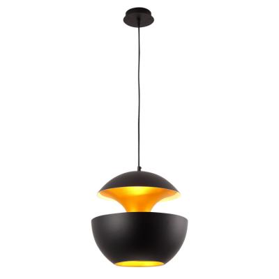 China Contemporary Design Decorative Pendant Light Lamp Custom Apple Gold and Black Hardware Color Home Pendant Lighting Fixtures for sale