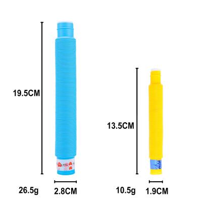 China New PP Plastic 2022 Restless Person Noise Tube With LED Anti-Pressure Wholesale Noise Up Stretchable Plastic Tube Light Noise Tubes for sale