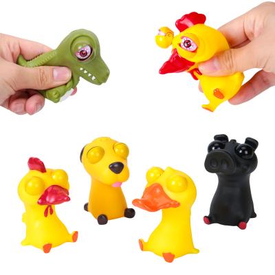 China New Design Anti-stress Educational Toys For Children Funny Eye Snap Squeeze Trick Toy for sale