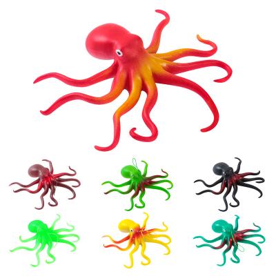 China 2022 New TPR Anti-pressure Wholesale Stretchable Octopus Realistic Animal for sale