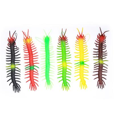 China 2022 New TPR Anti-pressure Wholesale Stretchable Centipede Realistic Animal for sale