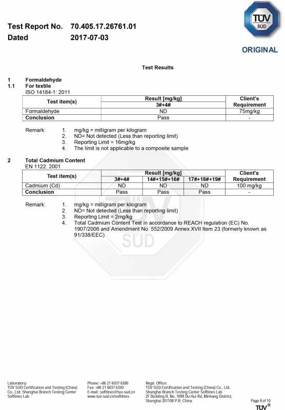 Chemical Tests - Rsforever Group Co., Limited