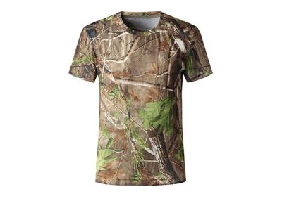 China All Over Sublimation Printing T Shirts ,Camouflage Design Quick Dry Mens T Shirts for sale