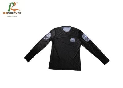 China Custom Design Mens Long Sleeve Tee Shirts Round Neck Embroidery Style for sale