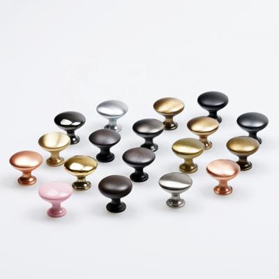 China Contemporary Wholesale Cheap Vintage Kitchen Furniture Cabinet Drawer Mushroom Round Pull Knobs Handles for sale