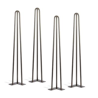 China Modern Legs Table Metal 28 Inch Wholesale Black Cheap Desk For Tables Hairpin Leg for sale