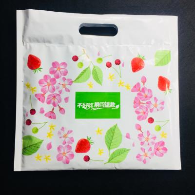 China Waterproof popular plastic aluminum foil cooler ice bag for food with handle for sale