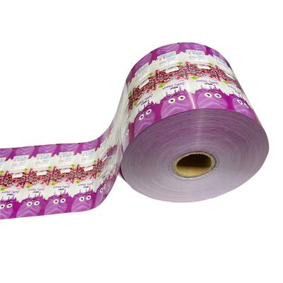 China For Automatic Packaging Machine Customized Printing Plastic Laminated Roll Film For Fruit Jelly for sale