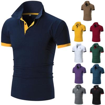 China wholesale custom made custom polo shirt high quality men's embroidery parride or logo printing T-shirt factory polo t-shirt for sale