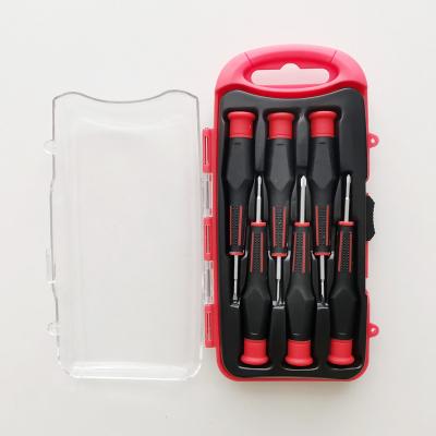 China Hot Selling DIY 6 Pcs S2 Hardware Screwdriver Customized Normal Screwdriver Tool Precision Screwdriver Set for sale