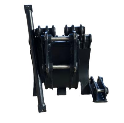 China Crawler Excavator RSBM Manual Grapple Mini Log Grapple Mechanical Wood Excavator Grapple for 1-3Tons Mini Excavators for sale