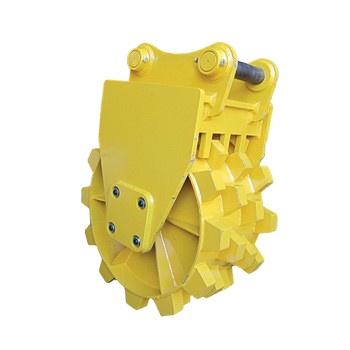 China Mini Excavator Attachment OEM Excavator Attachment Compactor Wheel for sale