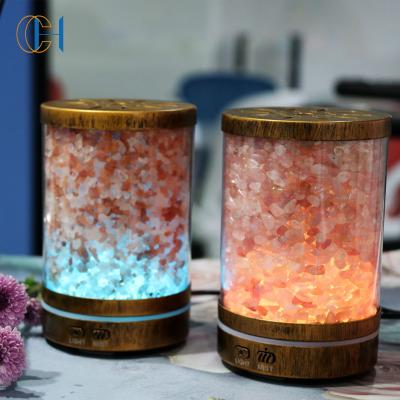 China Healthy Daily Moisturizing Customize Package Crystal Lamp Aromatherapy Diffuser With 7 Color Lights for sale