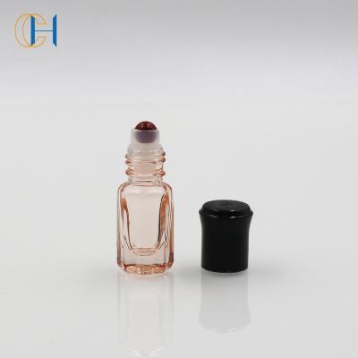 China Rose Gold Frost Essential Oil Bottle Perfume Roller Bottle Eco - Friendly Price for sale