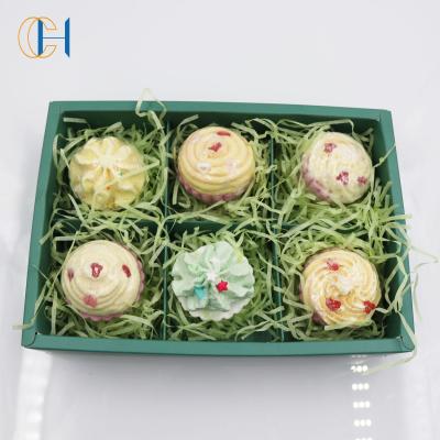 China Wholesale Natural Fizzer Ball Natural Bath Body Spa Flowers OEM Handmade Bath Soap Balls for sale